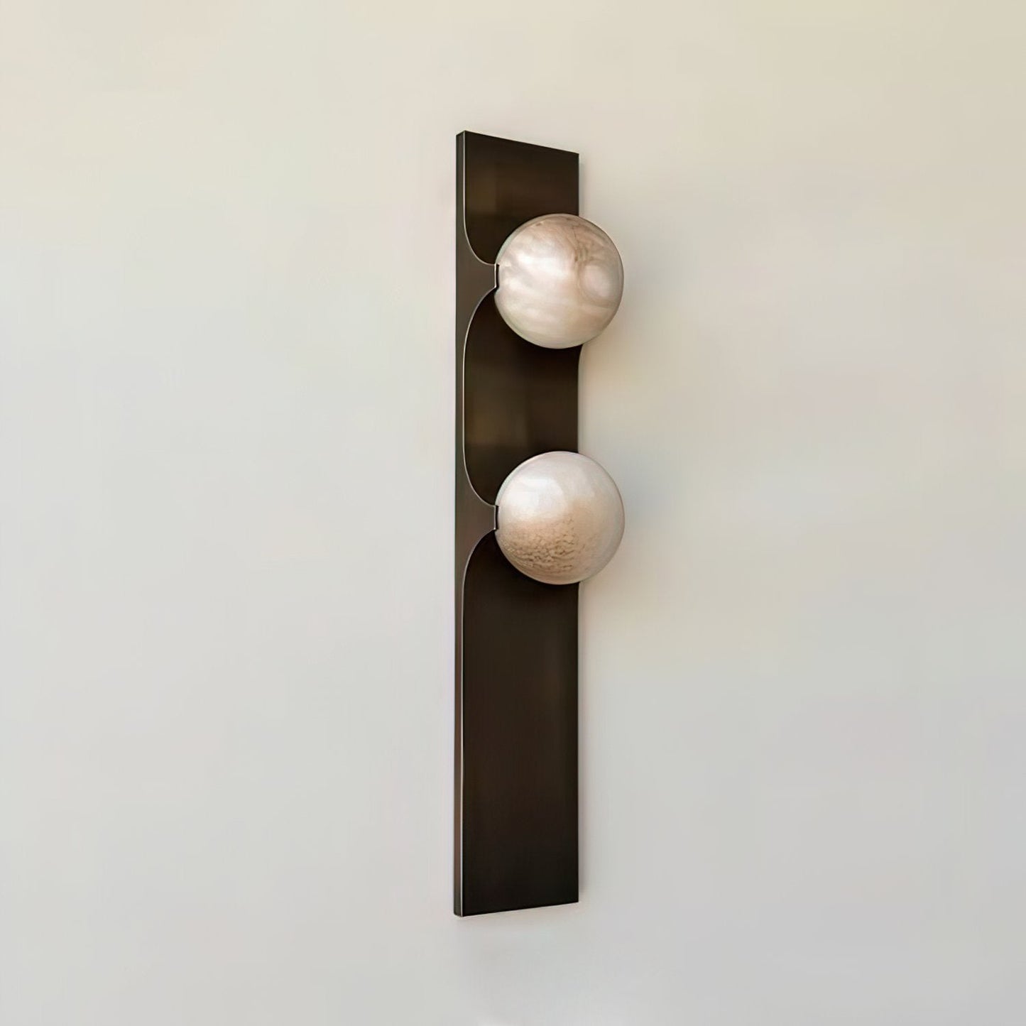 Geo Lumen Bar Alabaster Wall Sconce