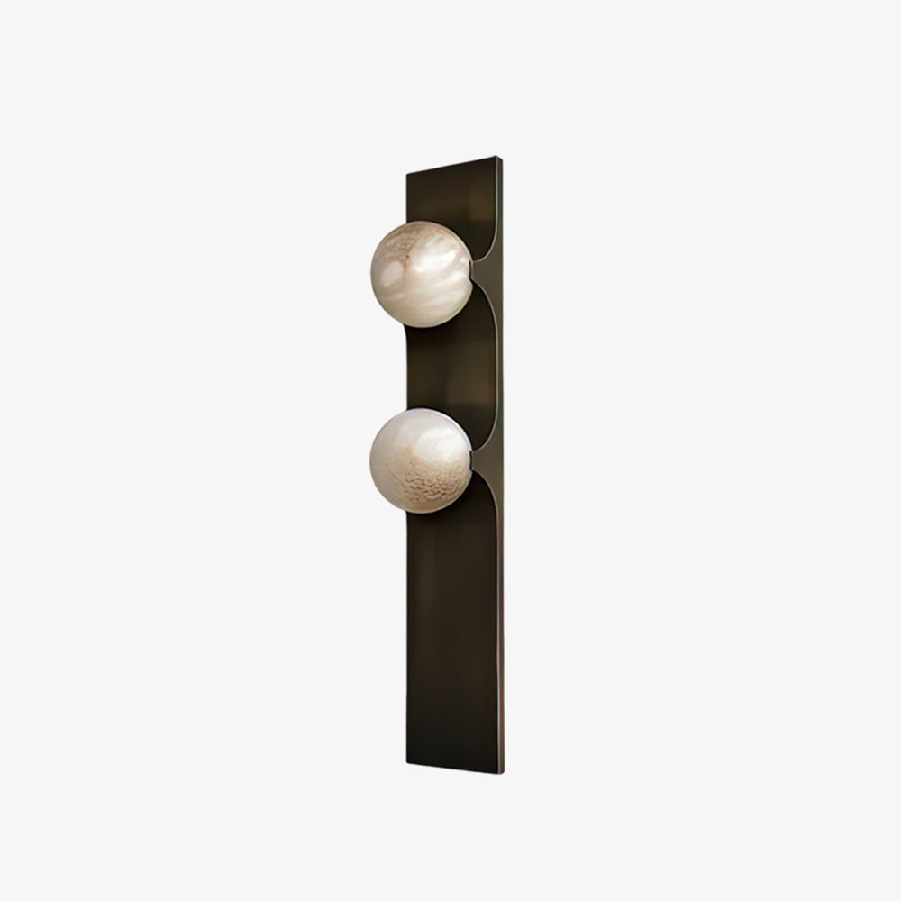 Geo Lumen Bar Alabaster Wall Sconce