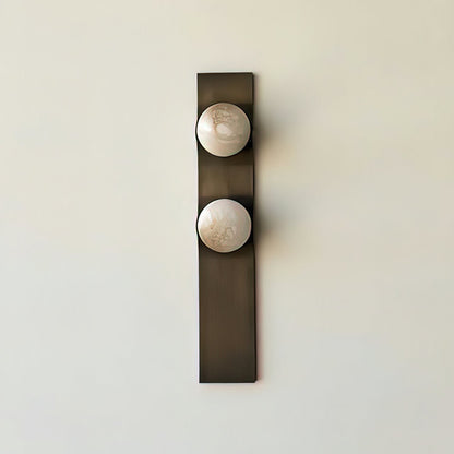 Geo Lumen Bar Alabaster Wall Sconce