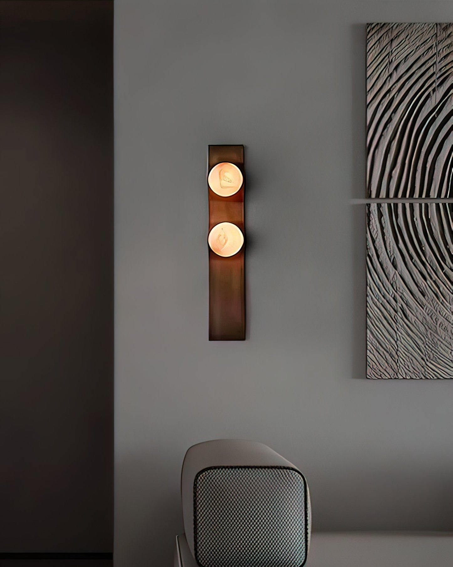 Geo Lumen Bar Alabaster Wall Sconce