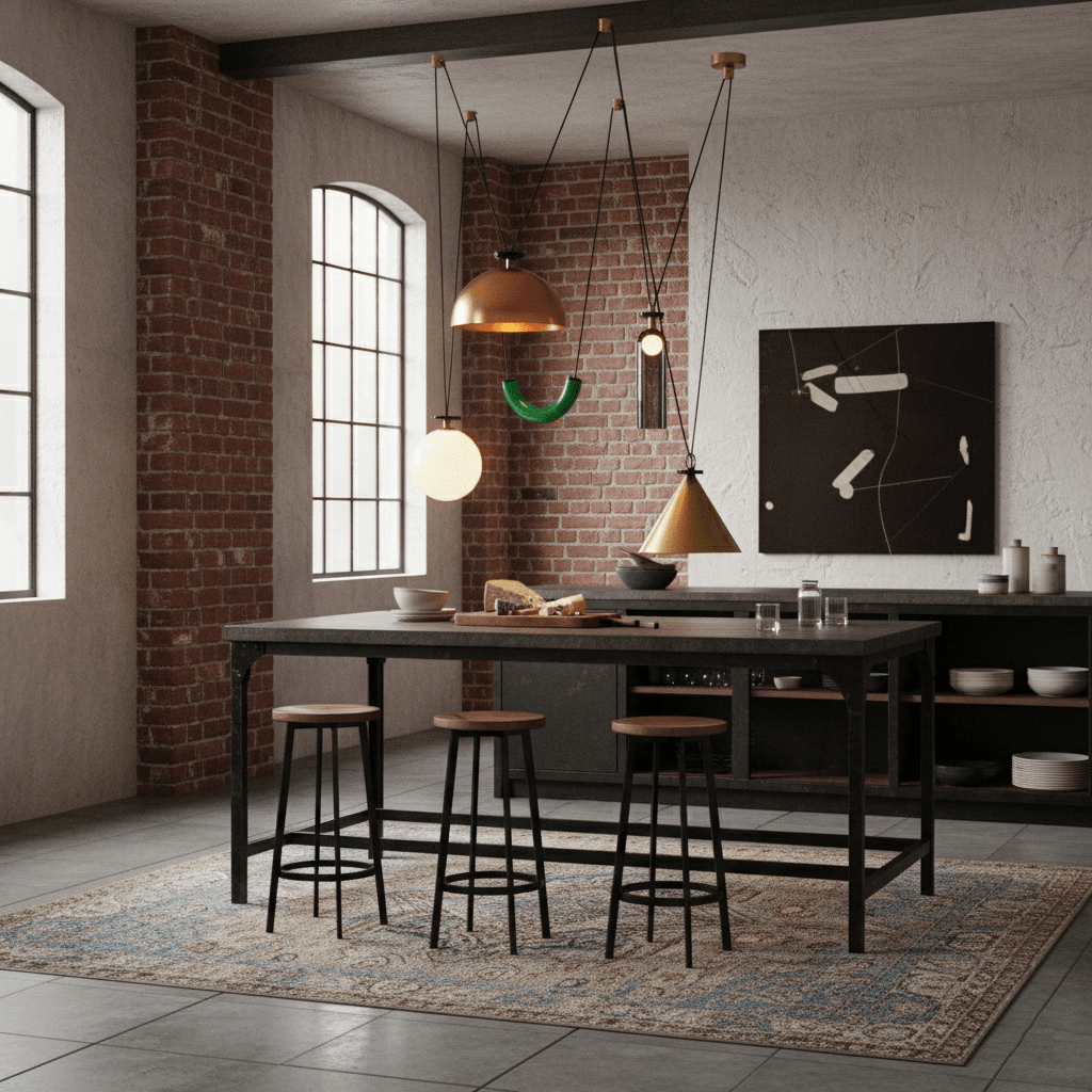 Geometric Shape Art Modern Chandelier