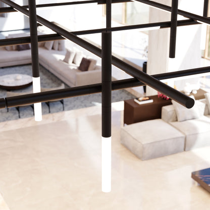 Geometric Linear Pendant Lamp