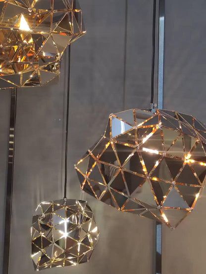 Geometric Panel Pendant Lamp