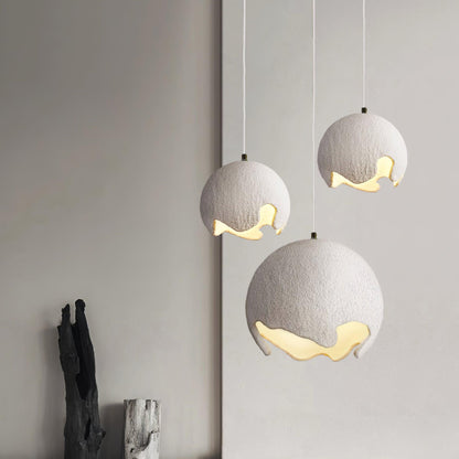 Geometric Resin Pendant Light