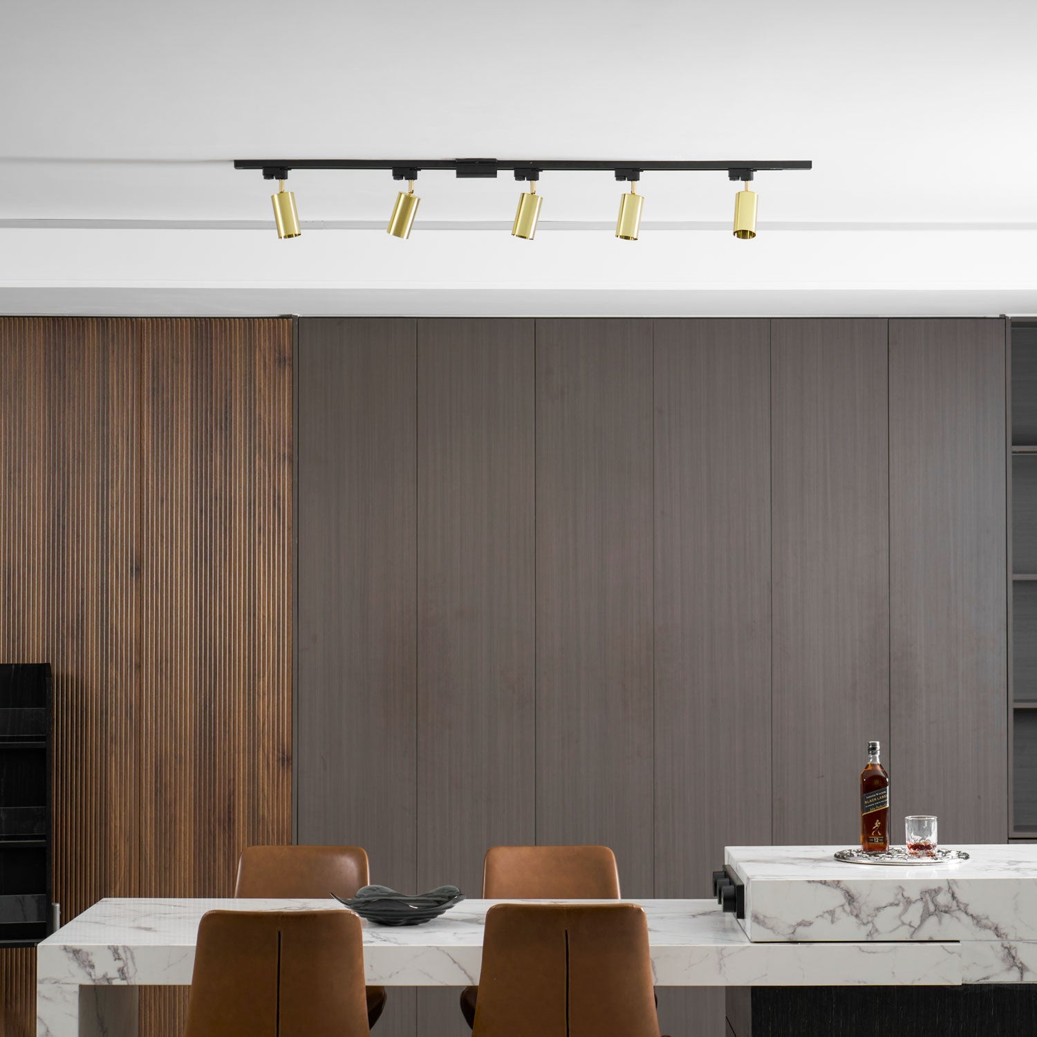Gilded Rail Track Light