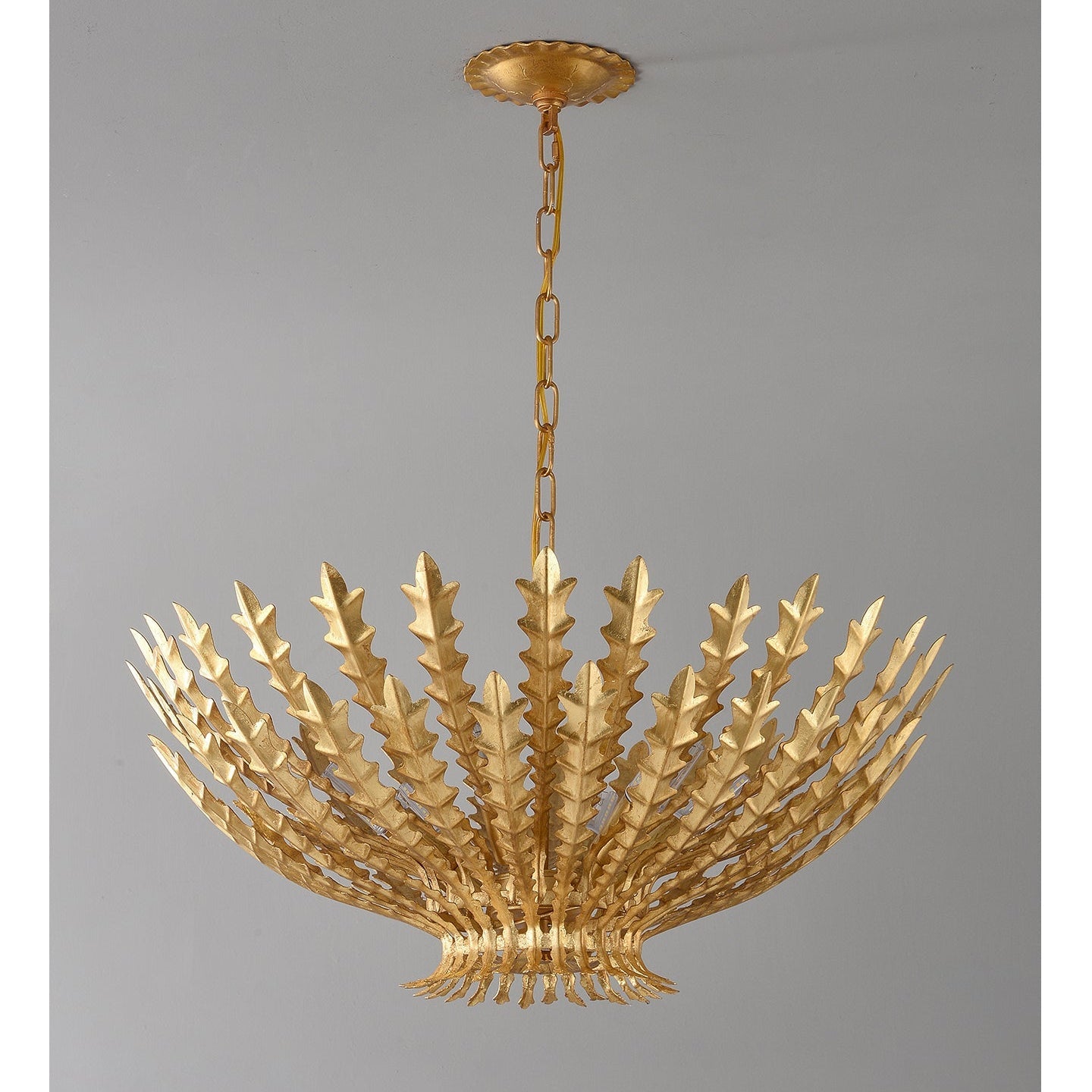 Gilded Acanthus Chandelier