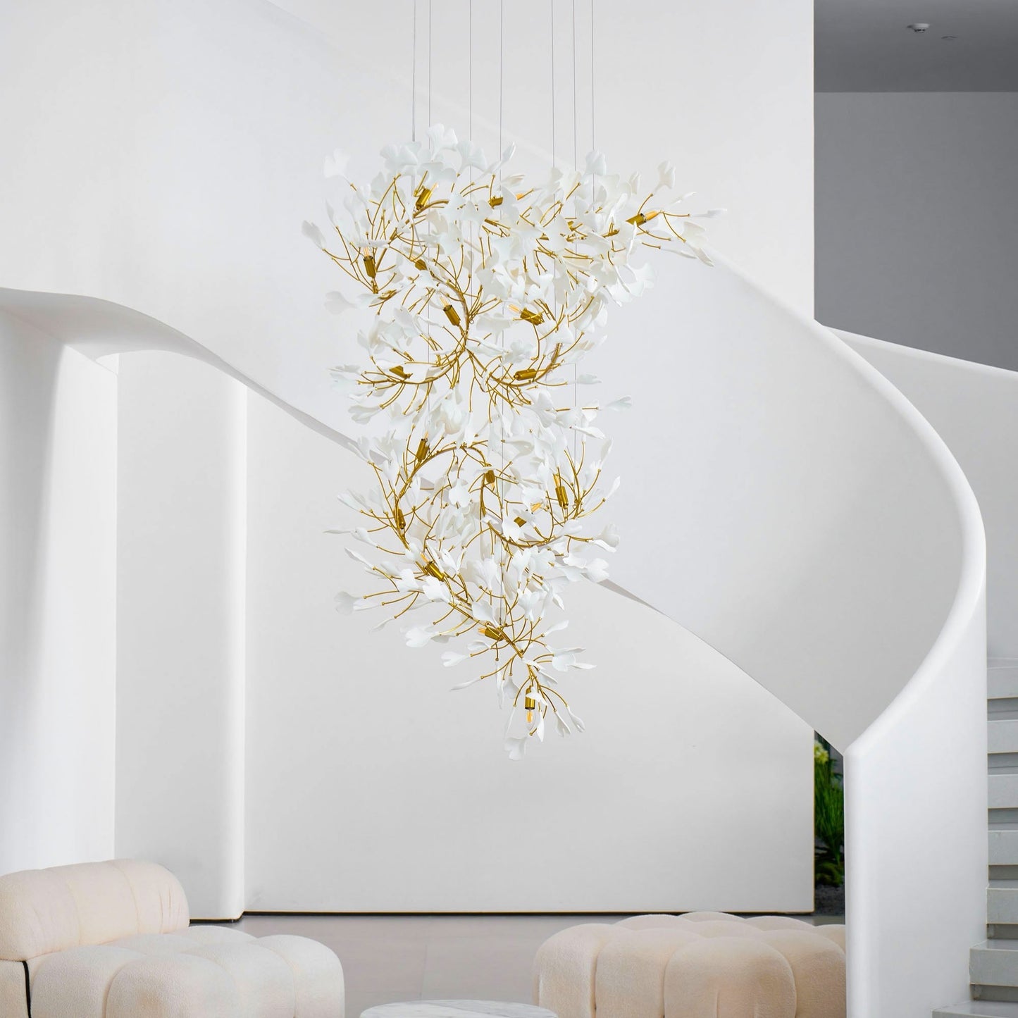 Gingko Chandelier F