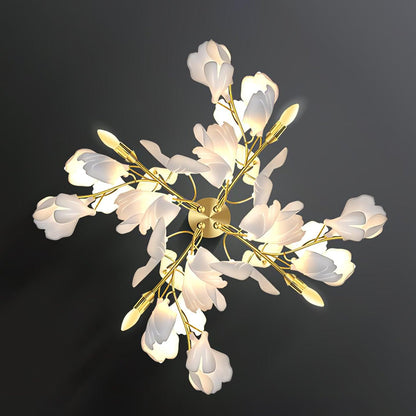 Gingko Flowers Plug-in Wall Lamp