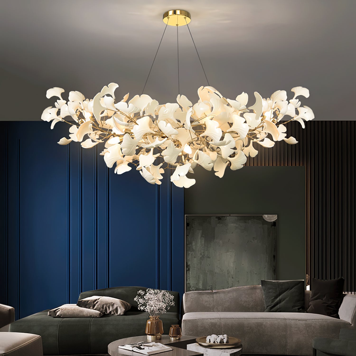 Horizon Bloom Gingko Chandelier