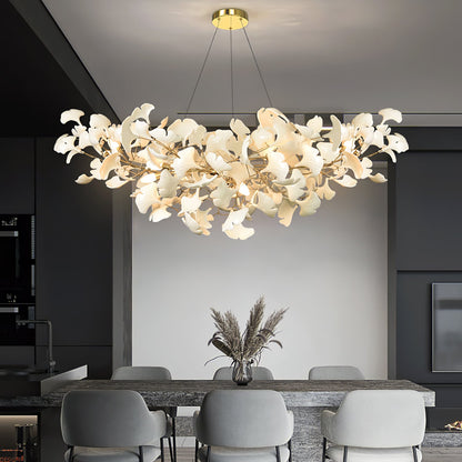 Horizon Bloom Gingko Chandelier