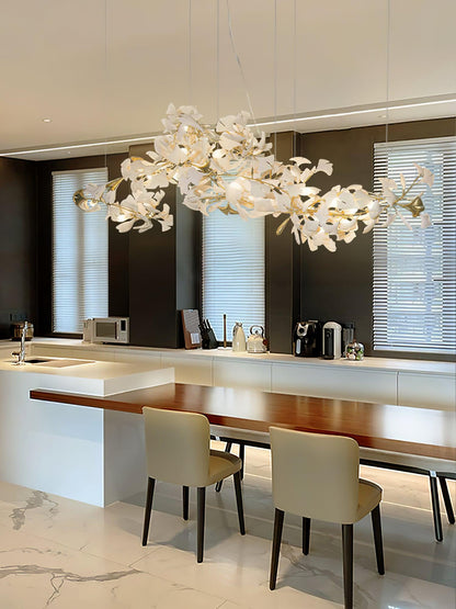 Horizon Bloom Gingko Chandelier
