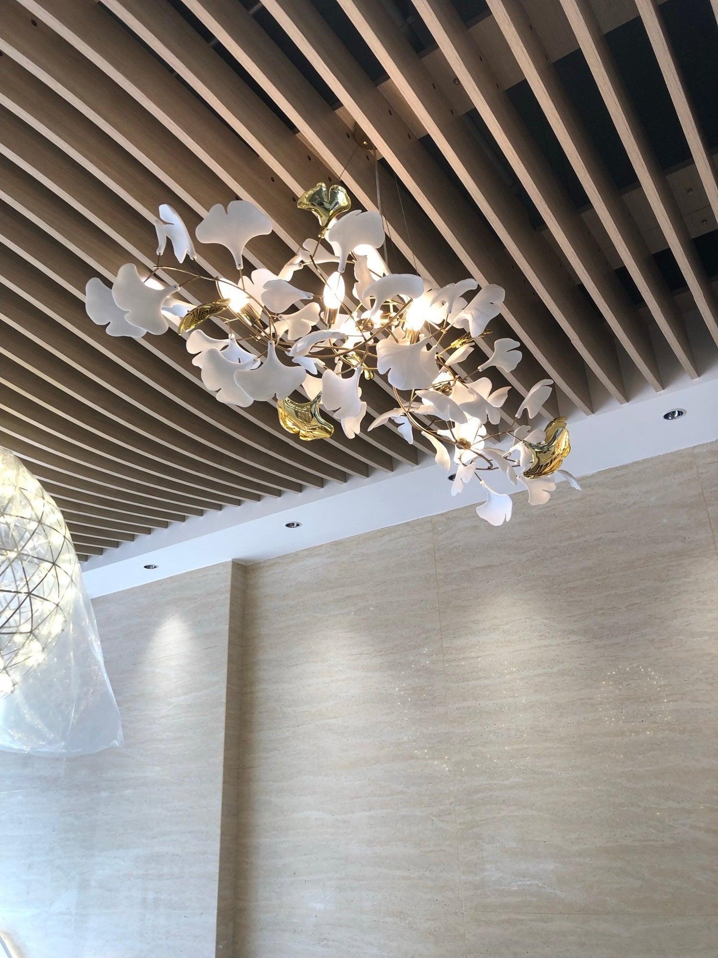Horizon Bloom Gingko Chandelier