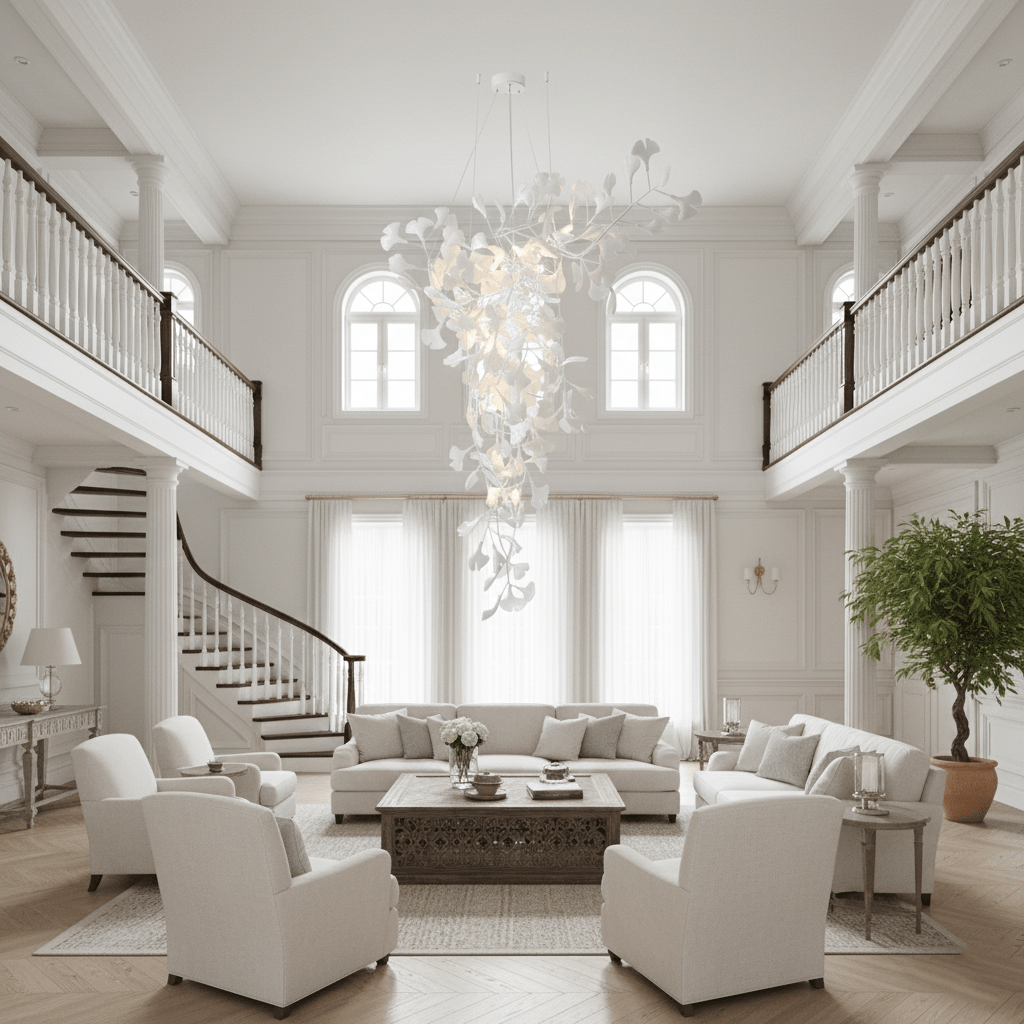 Ginkgo Tip Tlying Chandelier