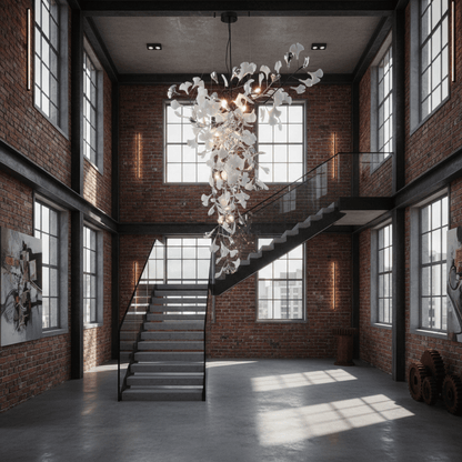 Ginkgo Tip Tlying Chandelier
