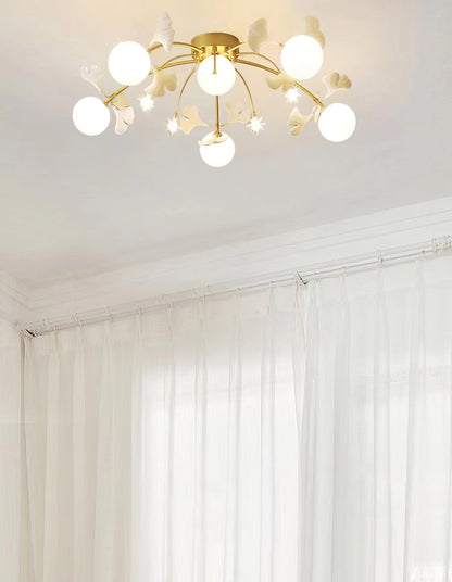 Ginkgo Glass Ceiling Lamp