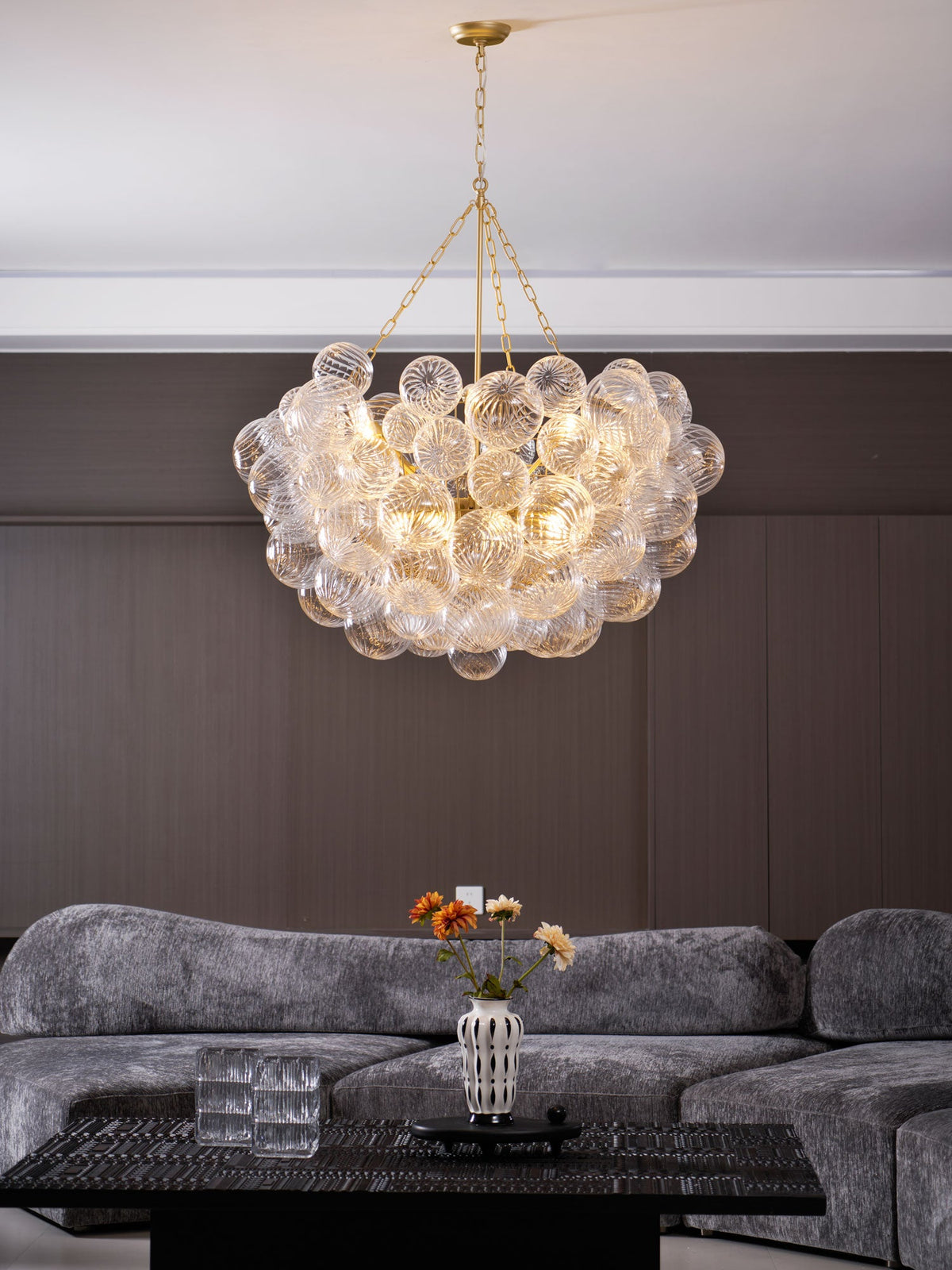 Glass Ball Bubbles Chandelier