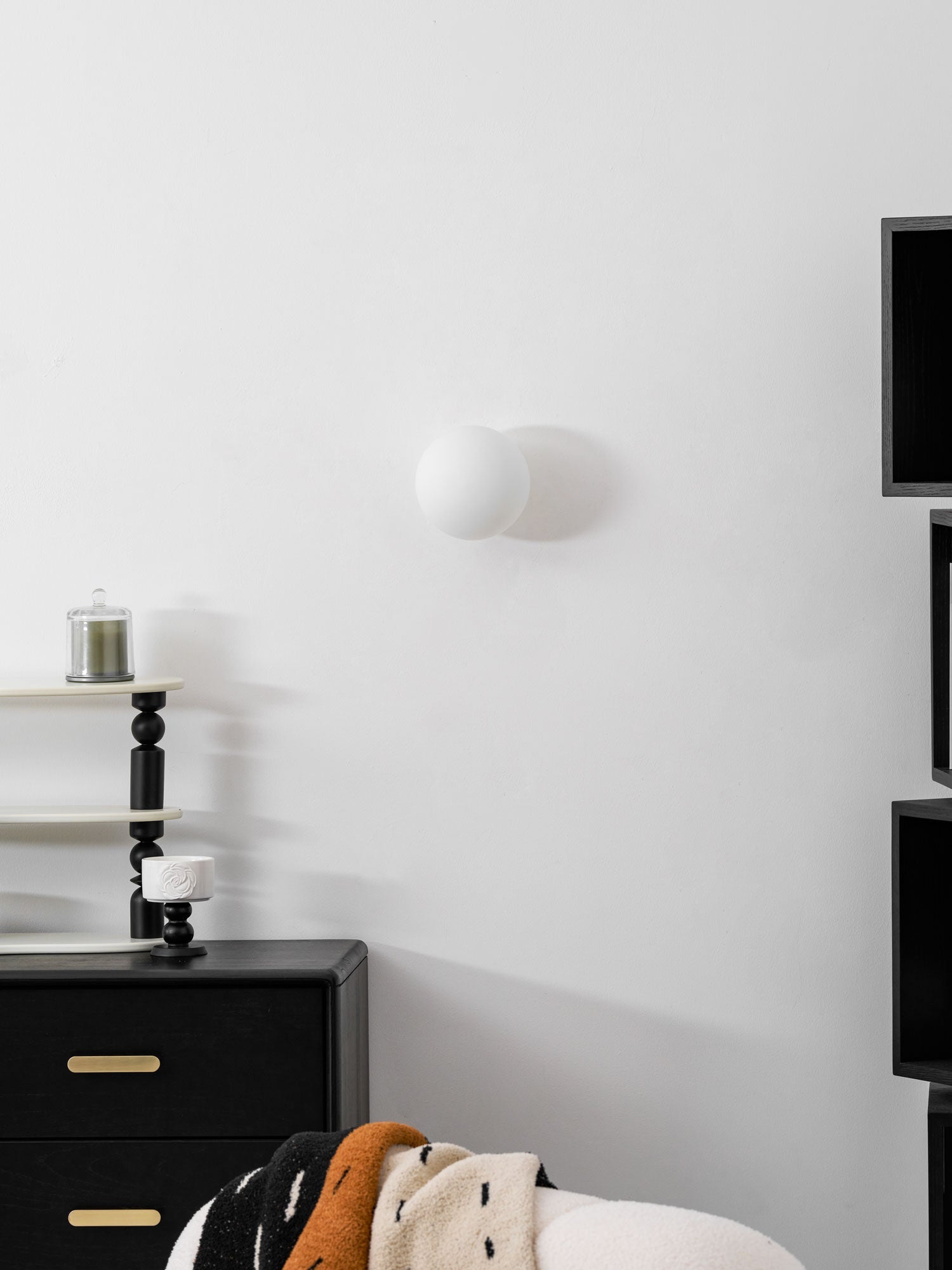 Glass Mini Orb Wall Lamp