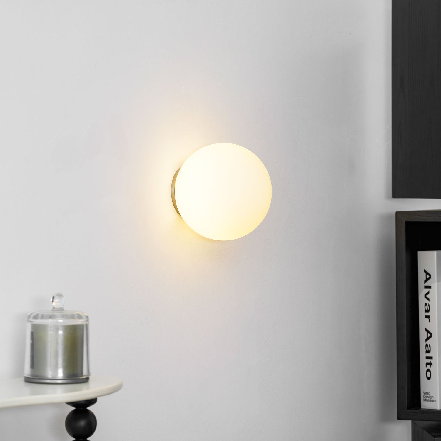Glass Mini Orb Wall Lamp