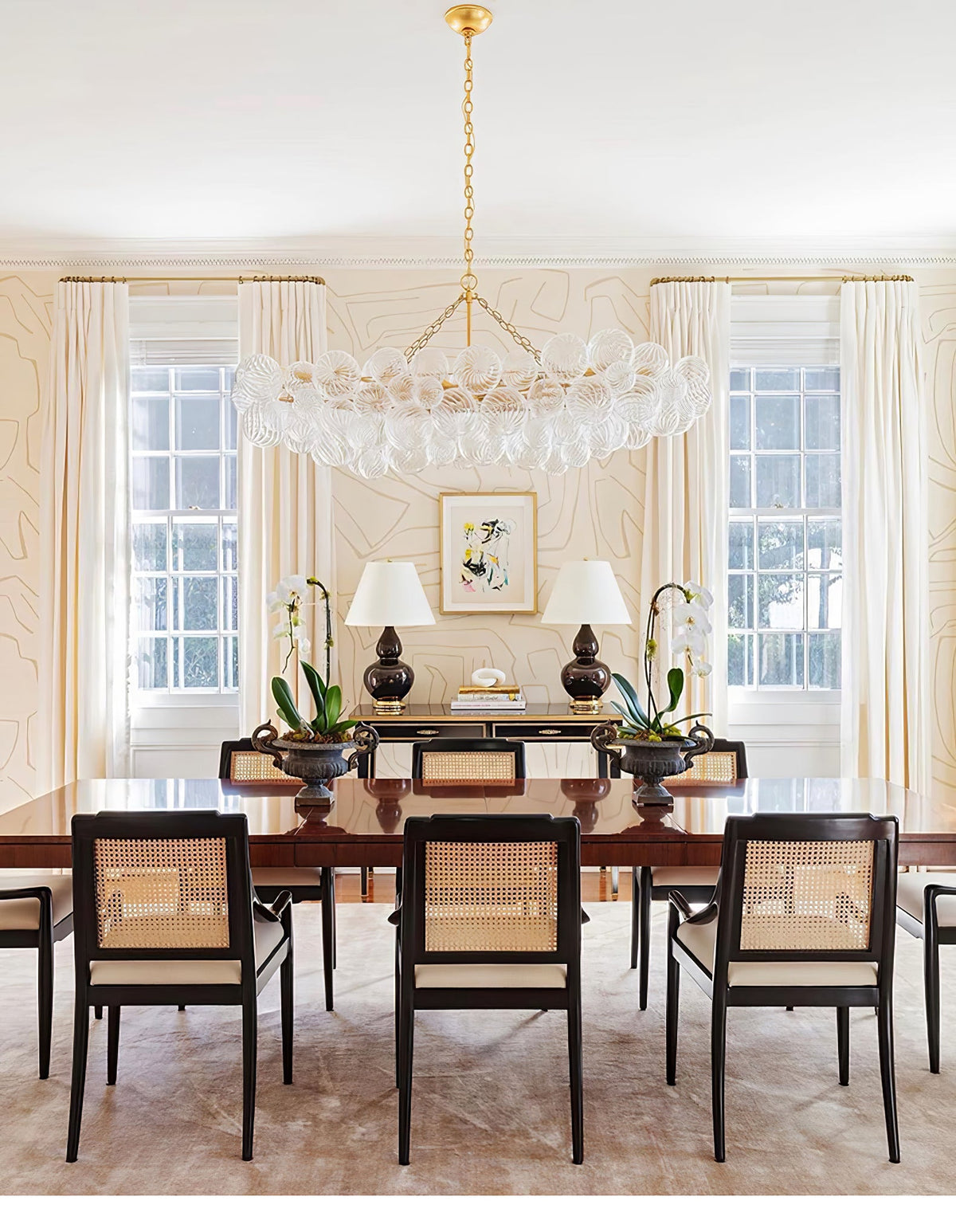 Glass Ball Bubbles Chandelier