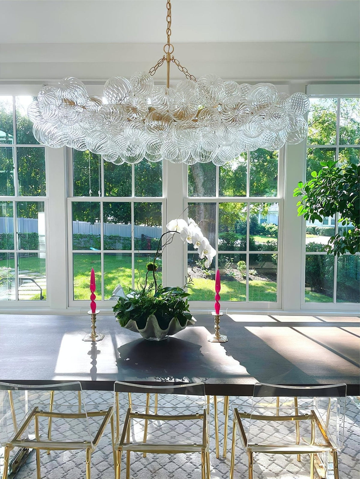 Glass Ball Bubbles Chandelier