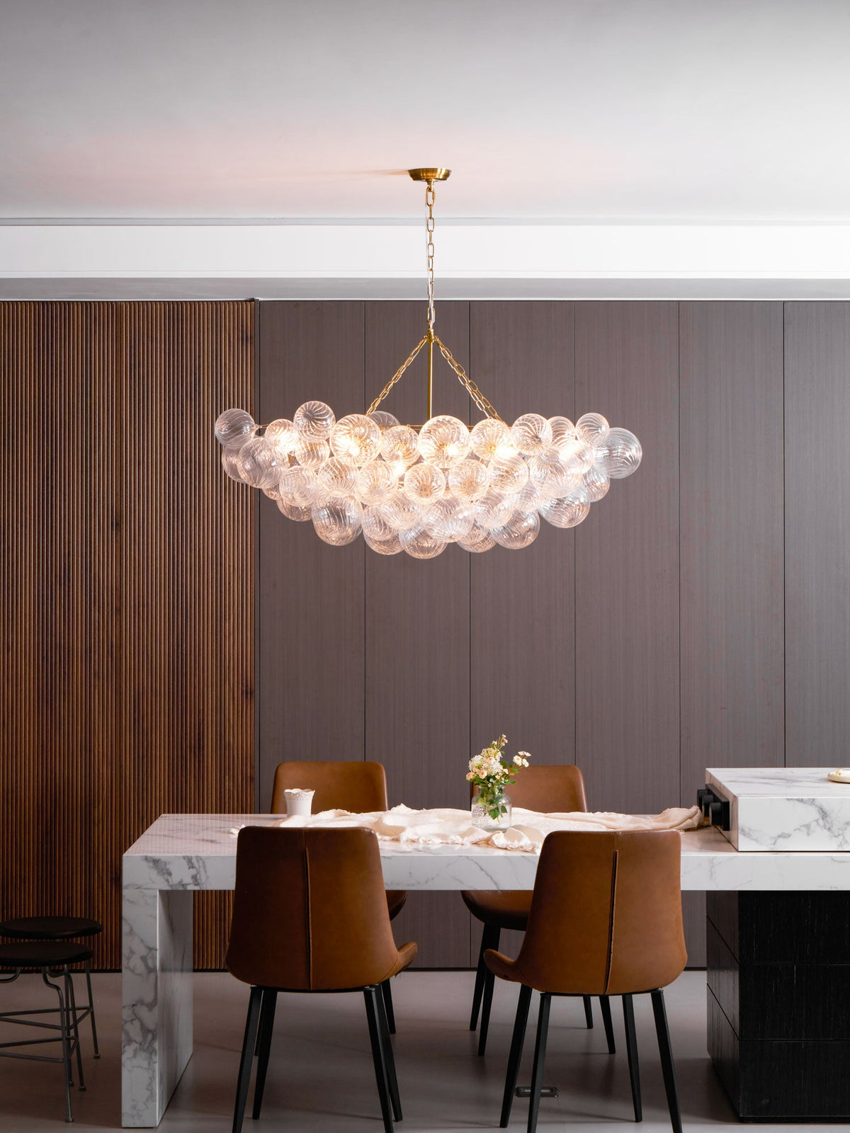 Glass Ball Bubbles Chandelier