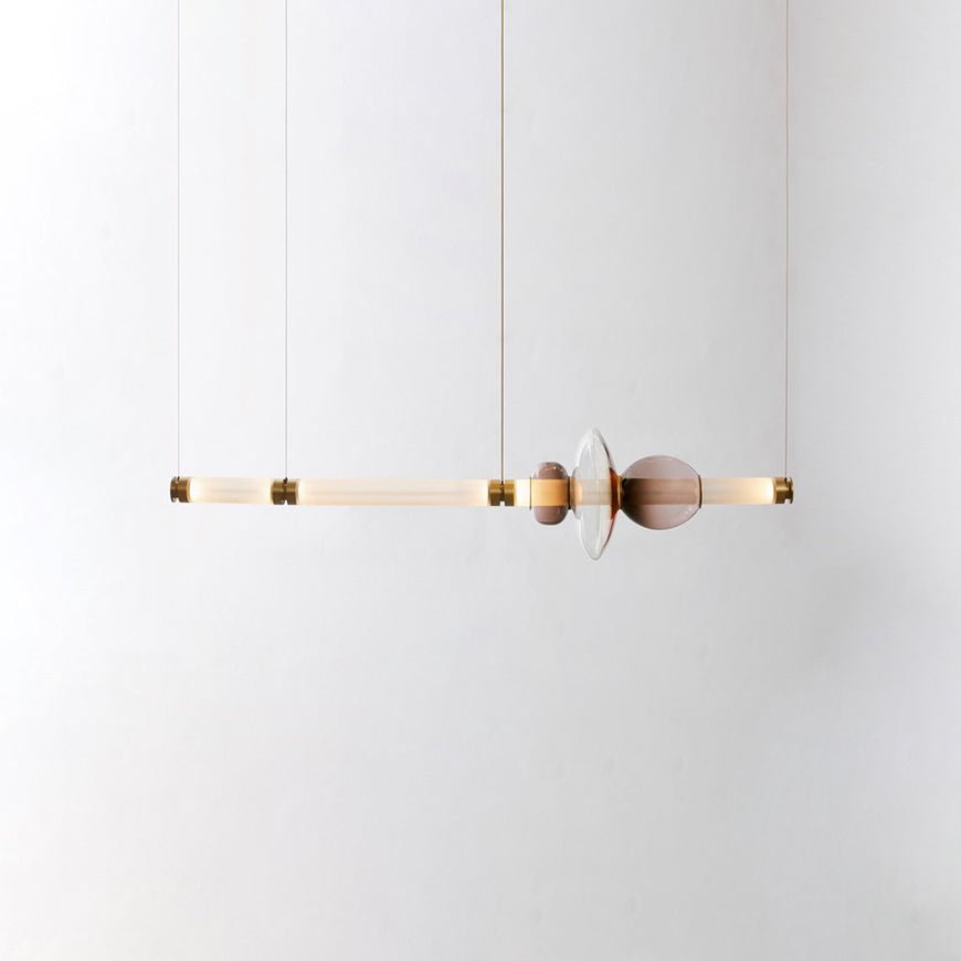 Glass Bead Linear Pendant Light