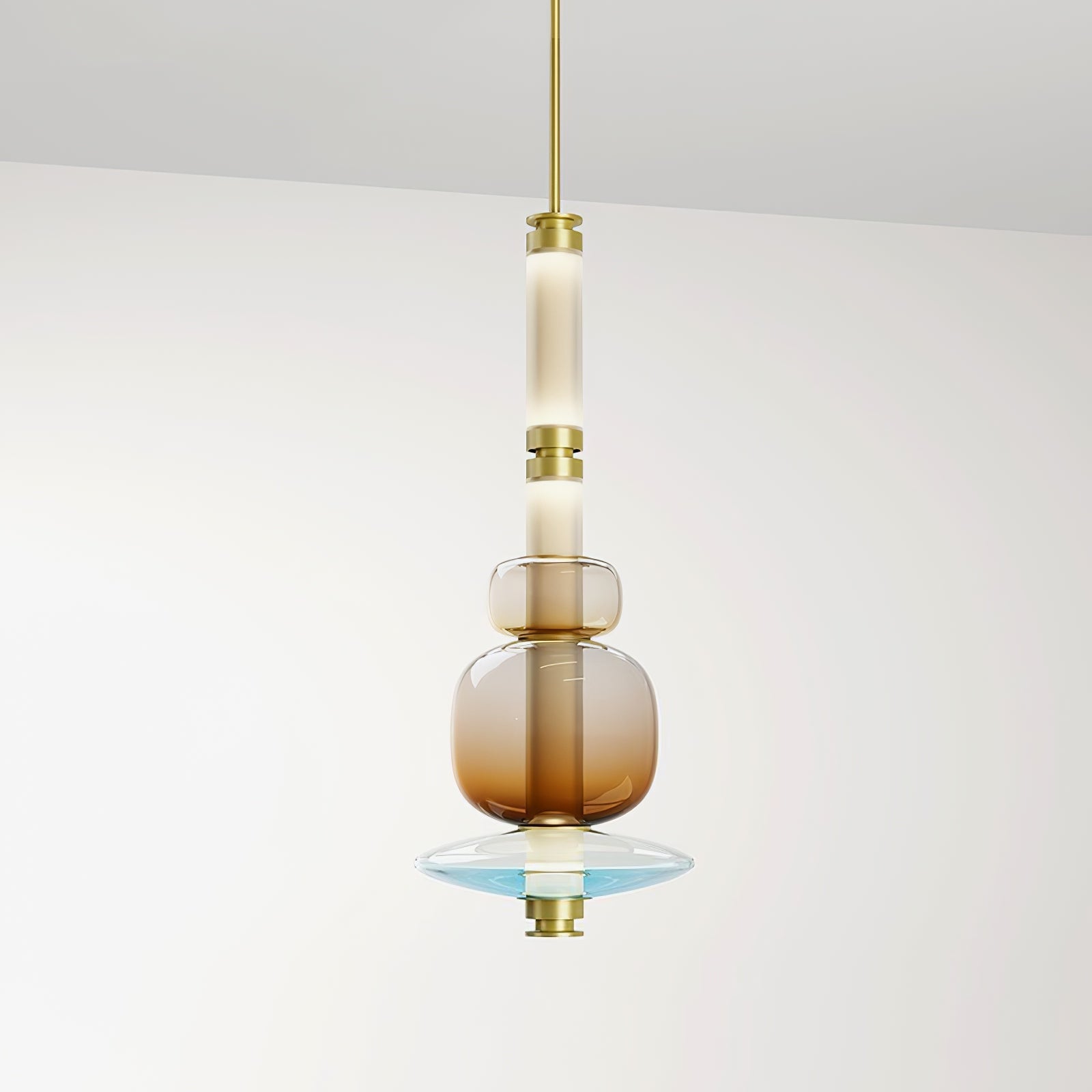 Glass Bead Linear Pendant Light