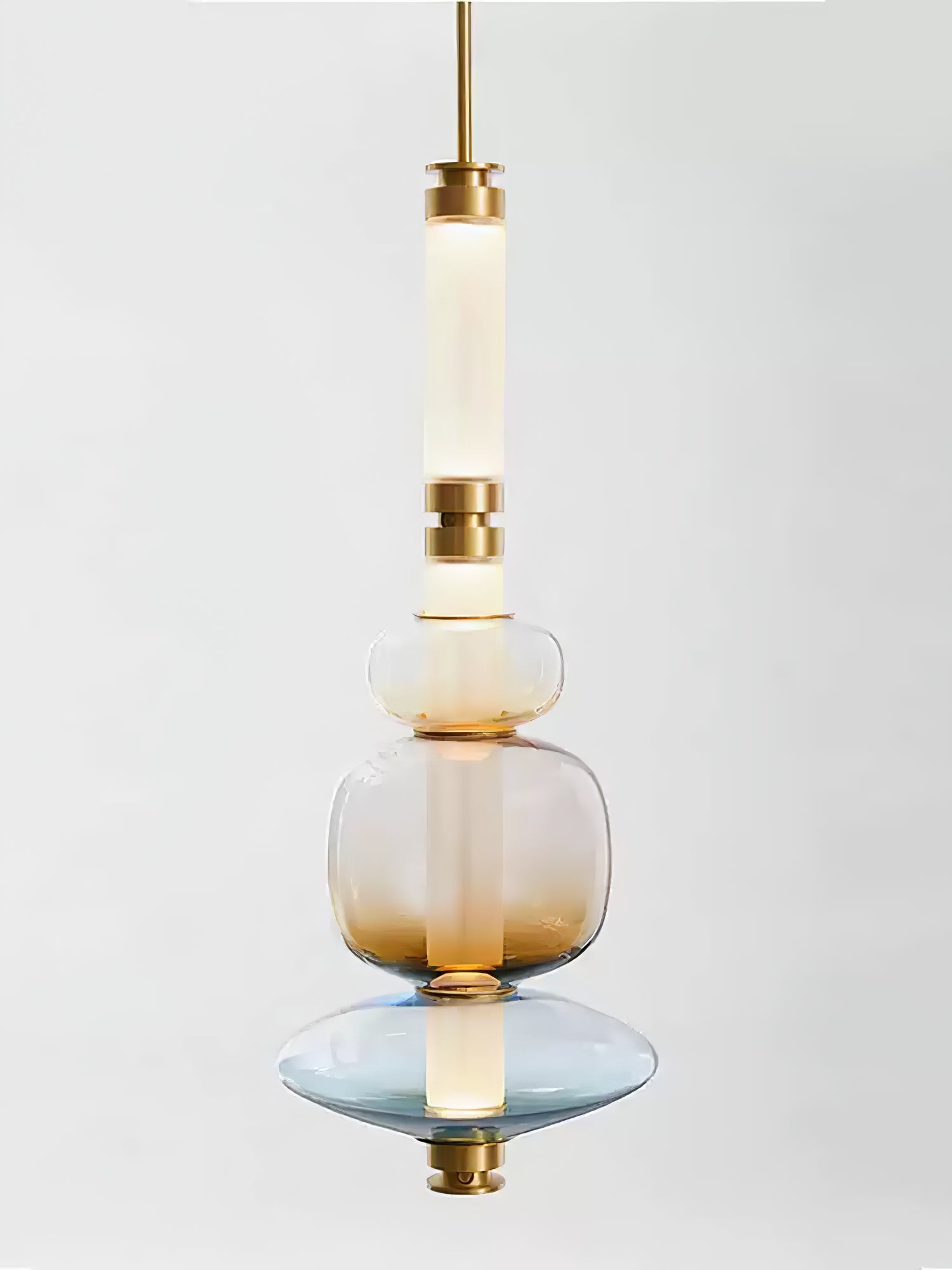 Glass Bead Linear Pendant Light