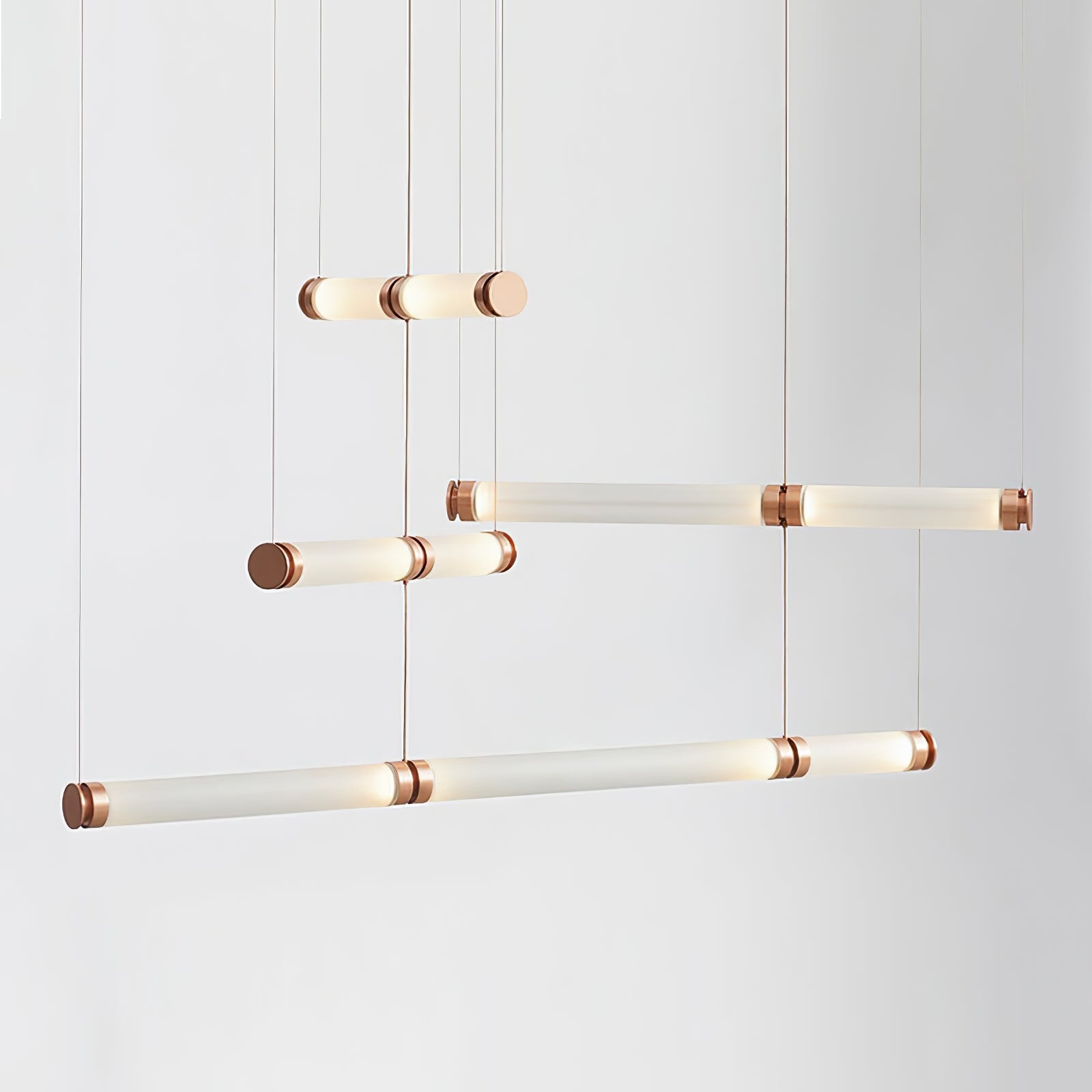 Glass Bead Linear Pendant Light