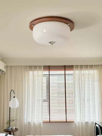 Glass Dome Ceiling Light