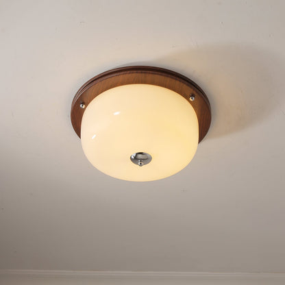 Glass Dome Ceiling Light