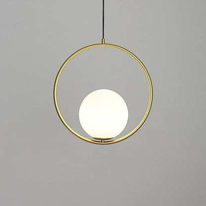 Mila Brass Pendant Swag Light