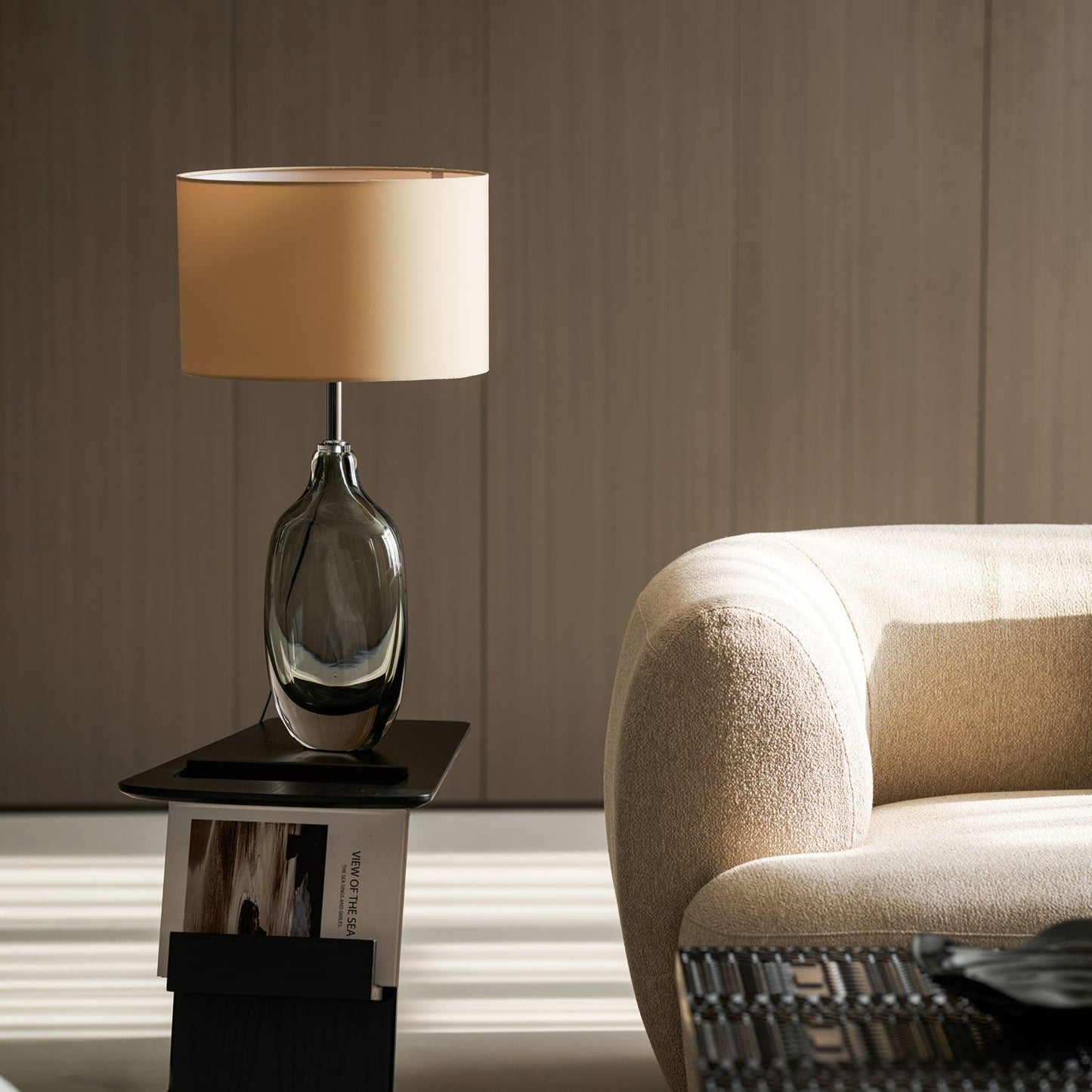 Glazed Crystal Table Lamp