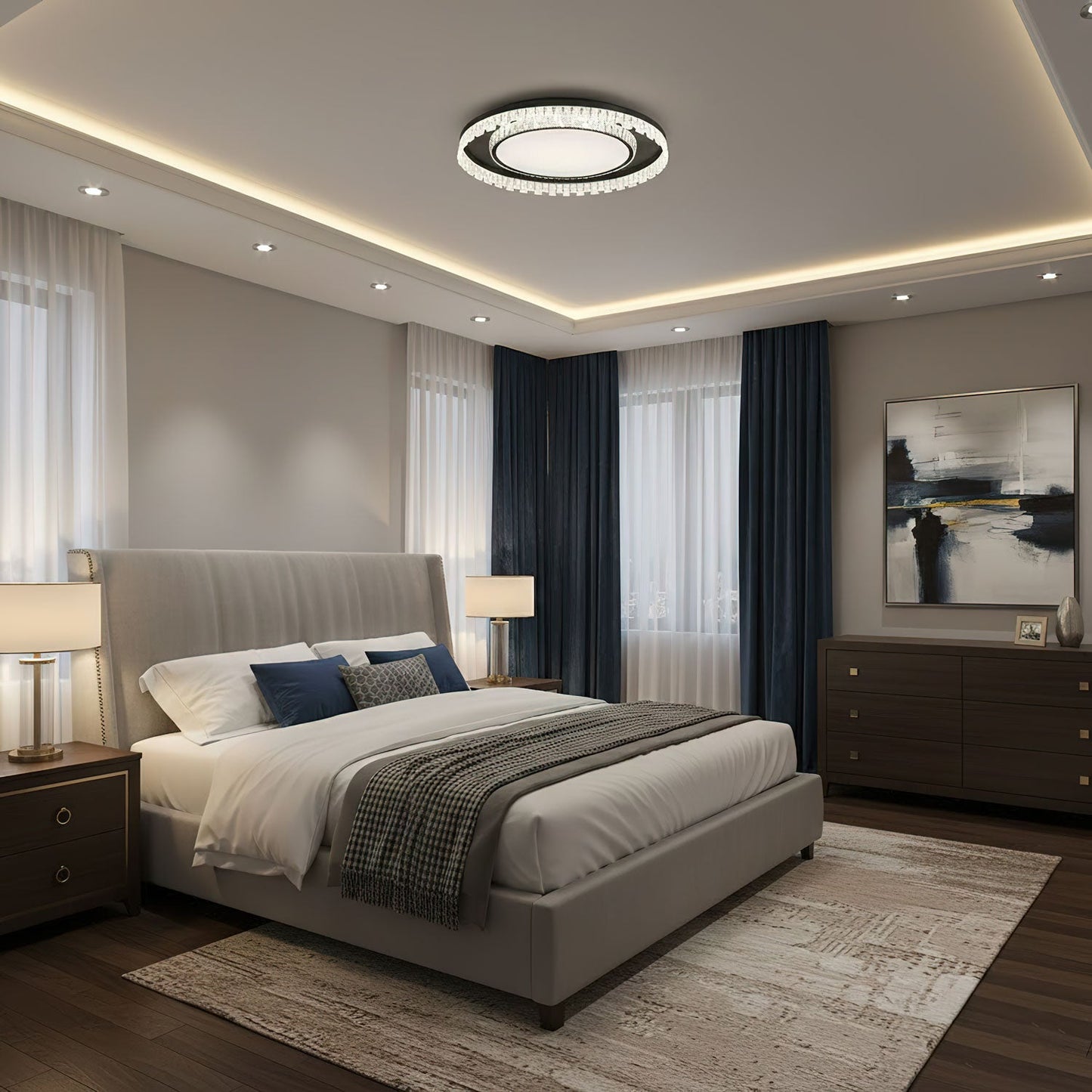 Glimmer Crystal Ceiling Light
