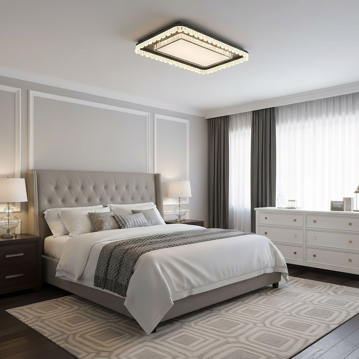 Glimmer Crystal Ceiling Light