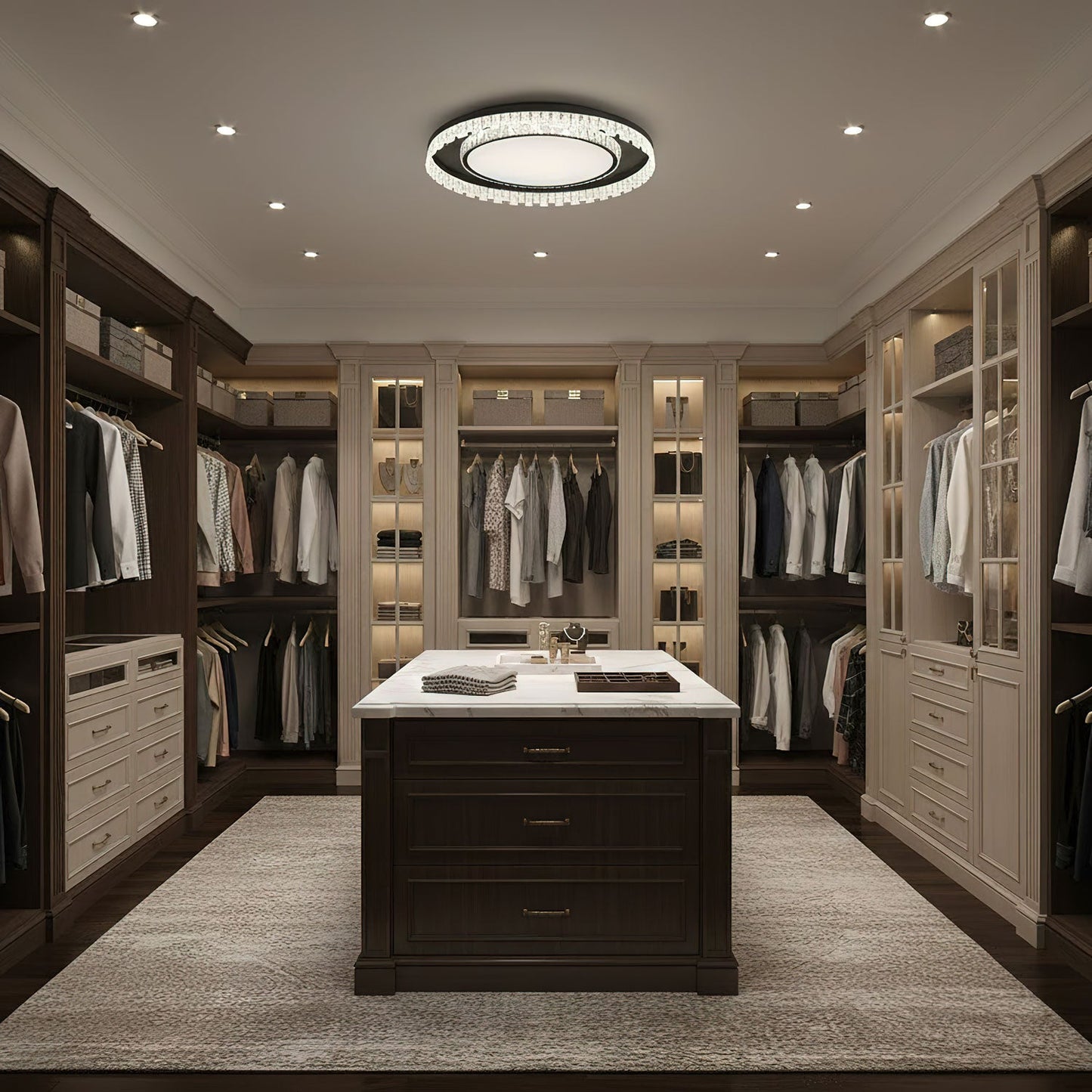 Glimmer Crystal Ceiling Light