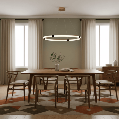Gold Ring Chandelier