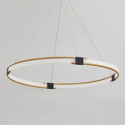 Gold Ring Chandelier
