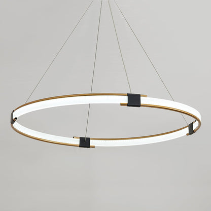 Gold Ring Chandelier