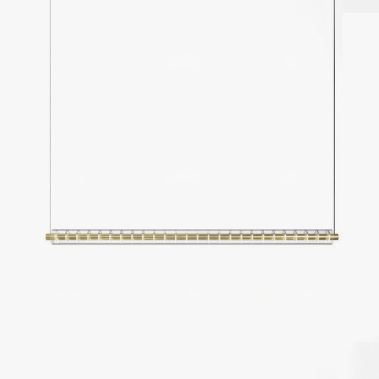 Golden Grid Linear Pendant Lamp