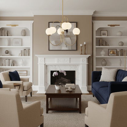 Gooseneck Chandelier