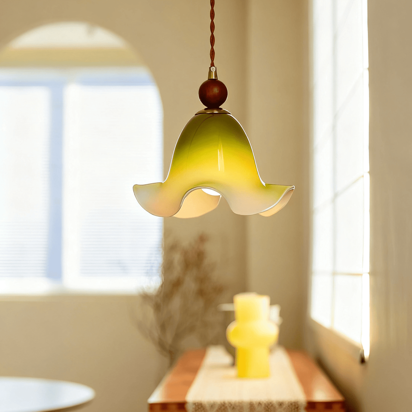 Gradient Petal Pendant Lamp