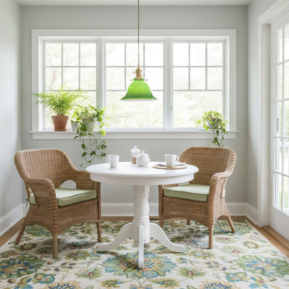 Green Bell Pendant Light