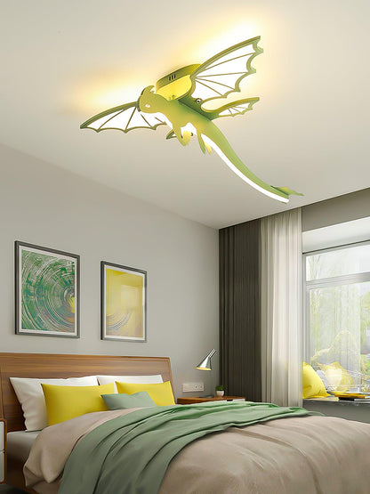 Green Dinosaur Ceiling Light