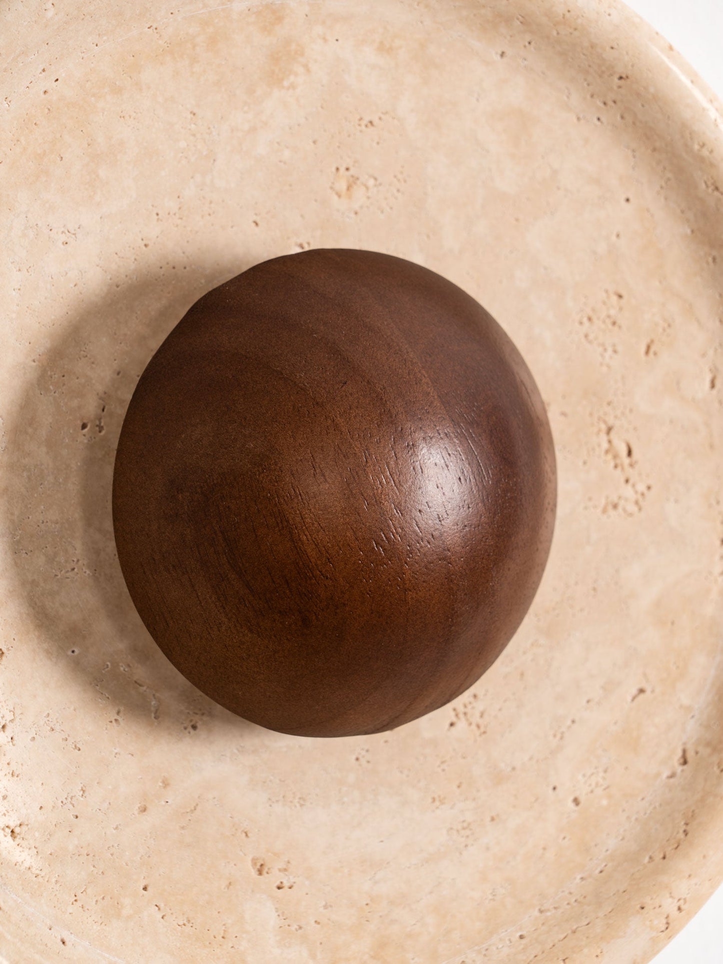 Halo Travertine Wall Light
