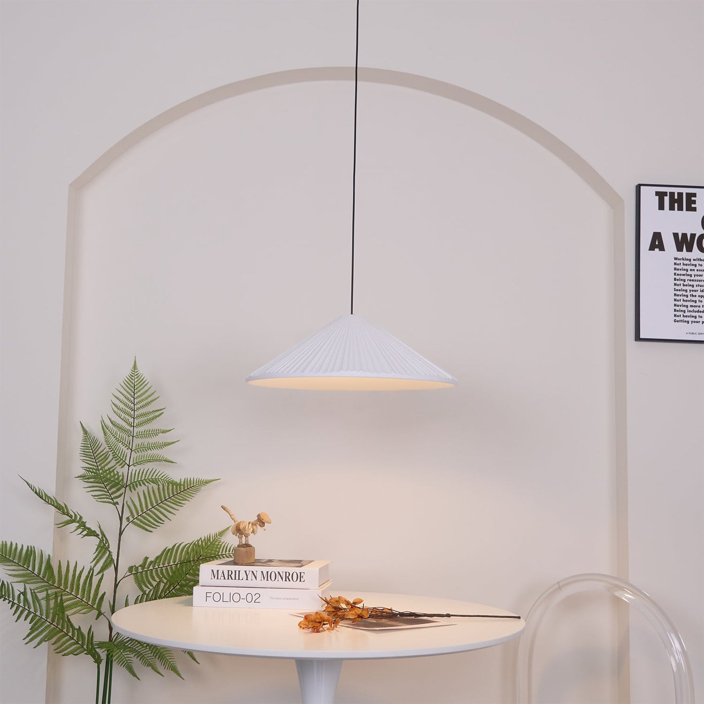 Hat Resin Pendant Lamp