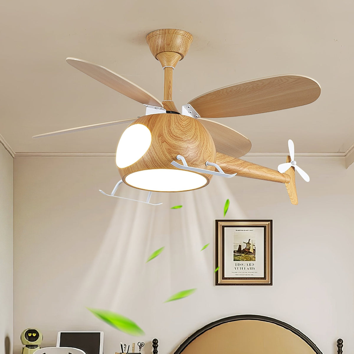 Heli Breeze Kids Ceiling Fan Light