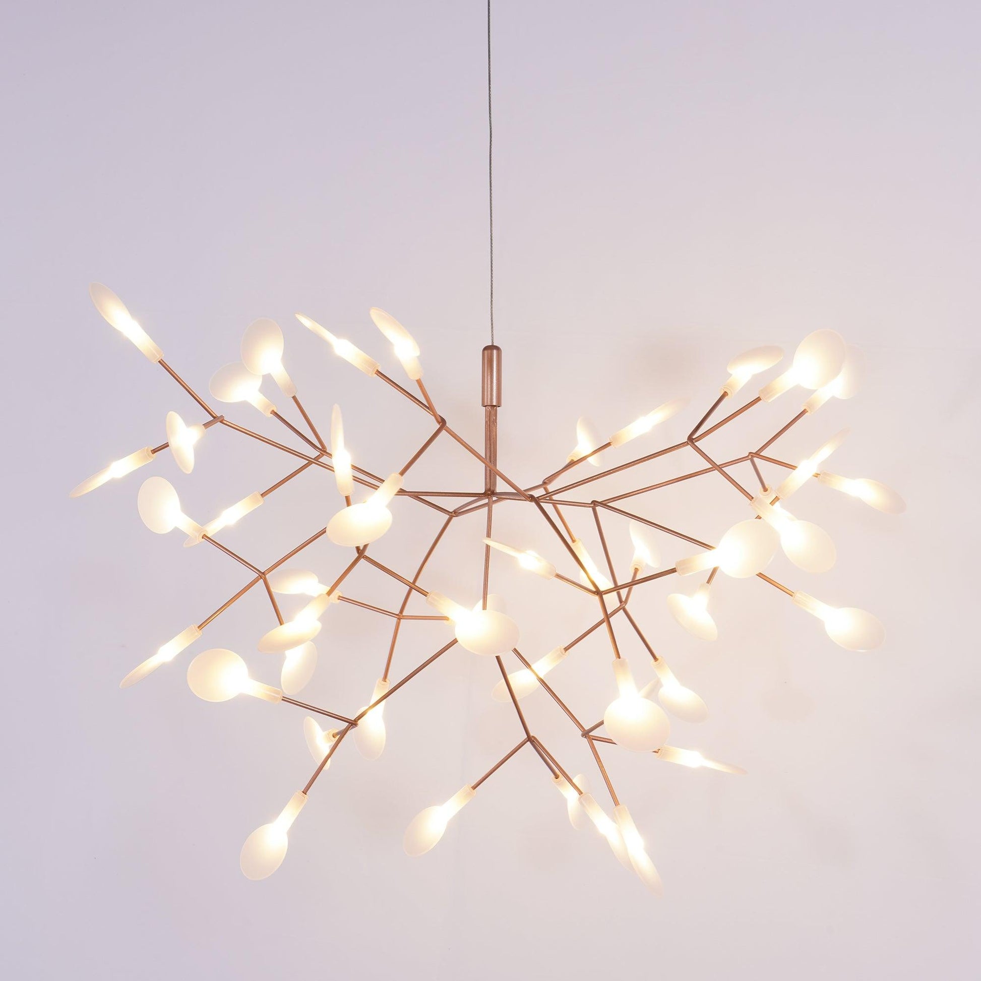 Rose Gold Firefly LED Chandelier