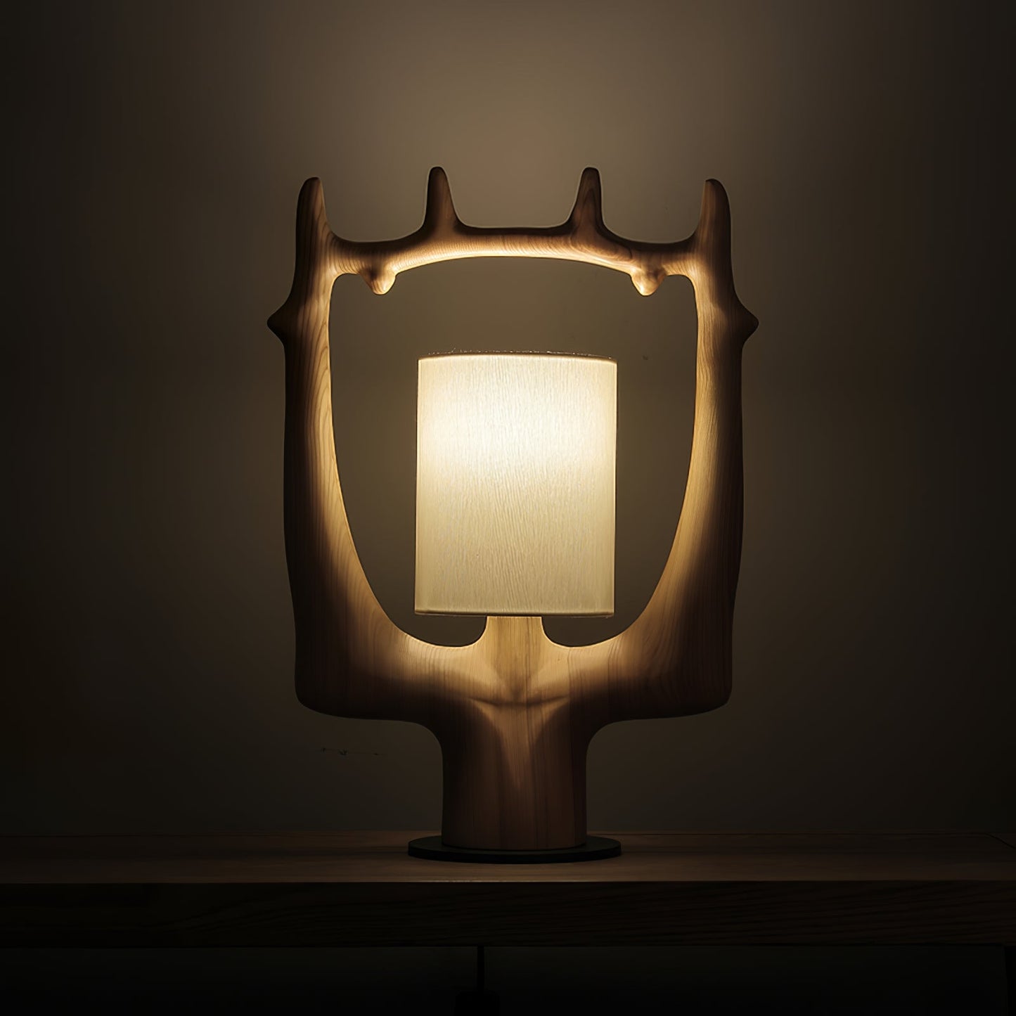 Antler Ring Table Lamp