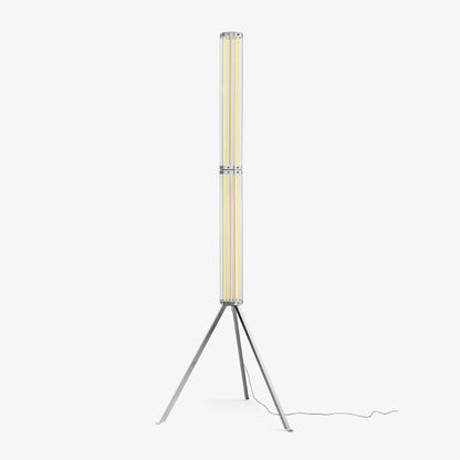 Hexagonal Glass Floor Lamp